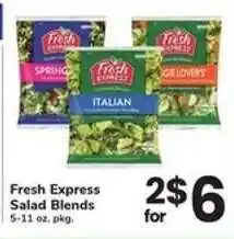 Safeway Fresh Express Salad Blends offer