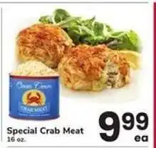 Safeway Special Crab Meat offer