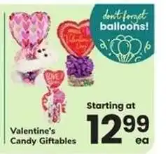 Safeway Valentine's Candy Giftables offer