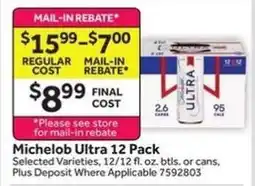 Stop&Shop Michelob Ultra 12 Pack offer
