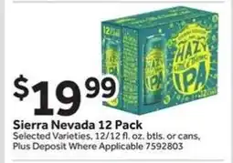 Stop&Shop Sierra Nevada 12 Pack offer