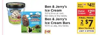 Ben & Jerry's Ice Cream and Ice Cream Bars