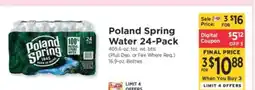 ShopRite Poland Spring Water 24-Pack offer