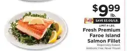 ShopRite Fresh Premium Faroe Island Salmon Fillet offer