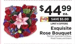 ShopRite Exquisite Rose Bouquet offer