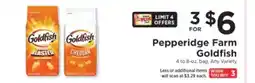 ShopRite Pepperidge Farm Goldfish offer