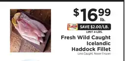 ShopRite Fresh Wild Caught Icelandic Haddock Fillet offer