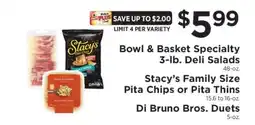 ShopRite Bowl & Basket Specialty 3-lb. Deli Salads offer