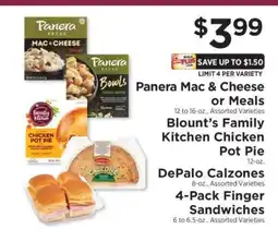 ShopRite Panera Mac & Cheese or Meals offer