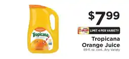 ShopRite Tropicana Orange Juice offer