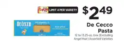 ShopRite De Cecco Pasta offer