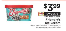 ShopRite Friendly's Ice Cream offer