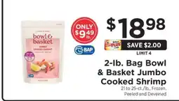 ShopRite Bowl & Basket Jumbo Cooked Shrimp offer