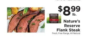 ShopRite Nature's Reserve Flank Steak offer