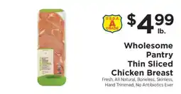 ShopRite Wholesome Pantry Thin Sliced Chicken Breast offer