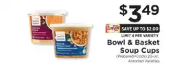 ShopRite Bowl & Basket Soup Cups offer