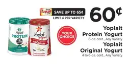 ShopRite Yoplait Yogurt offer