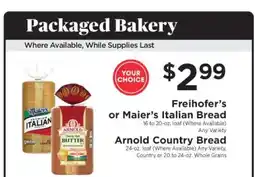 ShopRite Packaged Bakery offer