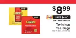 ShopRite Twinings Tea Bags offer