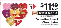 ShopRite Valentine Heart Chocolates offer