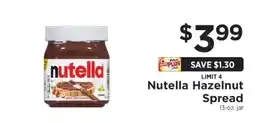 ShopRite Nutella Hazelnut Spread offer