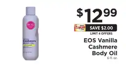 ShopRite EOS Vanilla Cashmere Body Oil offer