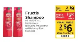 ShopRite Fructis Shampoo offer