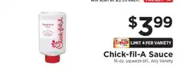 ShopRite Chick-Fil-A Sauce offer