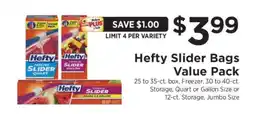 ShopRite Hefty Slider Bags Value Pack offer