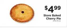 ShopRite Store Baked Cherry Pie offer