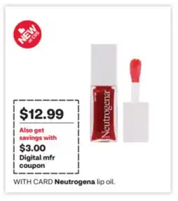 CVS Neutrogena lip oil offer