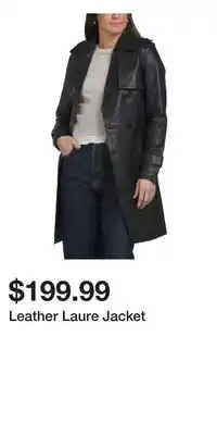 TJ Maxx Leather Laure Jacket offer