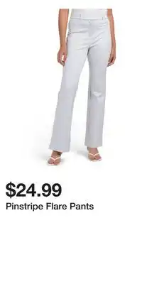 TJ Maxx Pinstripe Flare Pants offer