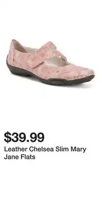 TJ Maxx Leather Chelsea Slim Mary Jane Flats offer