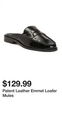 TJ Maxx Patent Leather Emmet Loafer Mules offer