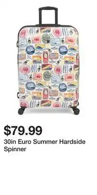 TJ Maxx 30in Euro Summer Hardside Spinner offer
