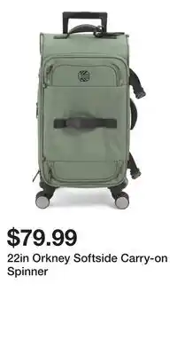 TJ Maxx 22in Orkney Softside Carry-on Spinner offer