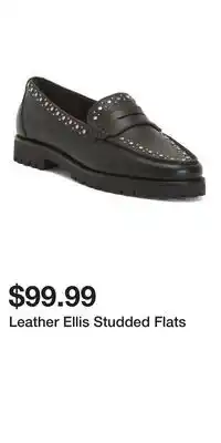 TJ Maxx Leather Ellis Studded Flats offer