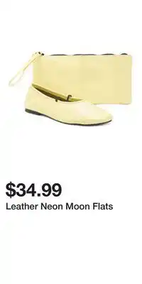 TJ Maxx Leather Neon Moon Flats offer