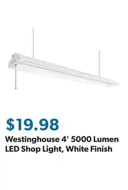 Sam's Club Westinghouse 4' 5000 Lumen LED Shop Light, White Finish offer