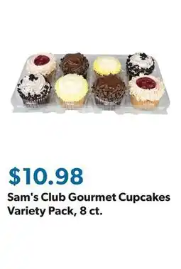 Sam's Club Sam's Club Gourmet Cupcakes Variety Pack, 8 ct offer