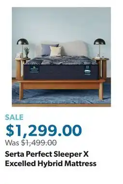 Sam's Club Serta Perfect Sleeper X Excelled Hybrid Mattress offer