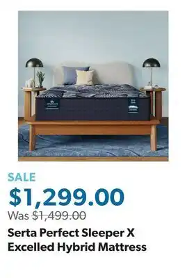 Sam's Club Serta Perfect Sleeper X Excelled Hybrid Mattress offer