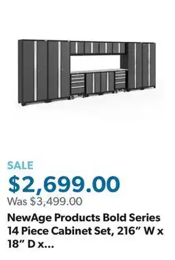 Sam's Club NewAge Products Bold Series 14 Piece Cabinet Set, 216 W x 18 D x 76.75 H offer