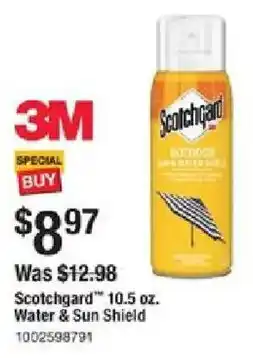 The Home Depot 3M Scotchgard Water & Sun Shield offer