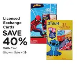 Kroger Licensed Exchange Cards offer