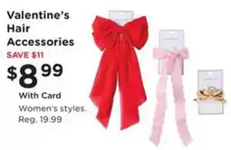 Kroger Valentine's Hair Accessories offer