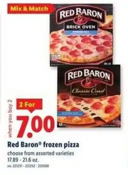 Lidl Red Baron frozen pizza offer