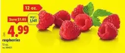 Lidl Raspberries offer