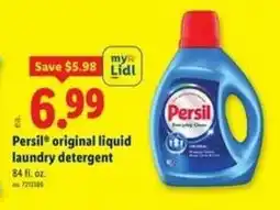 Lidl Persil original liquid laundry detergent offer